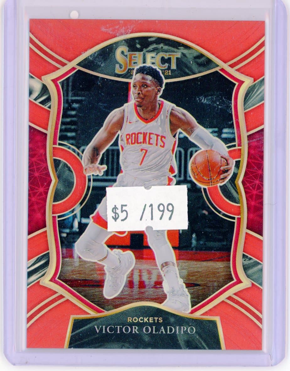 Victor Oladipo - Houston Rockets - Serial #/199 — front