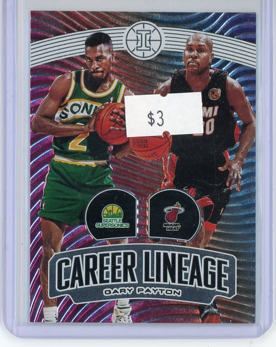Gary Payton - Seattle Supersonics — front