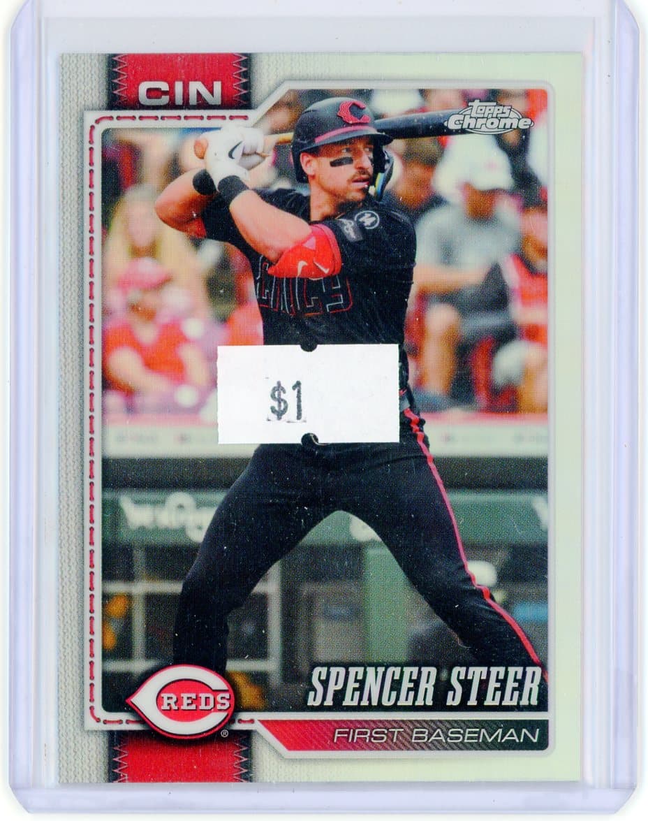 Spencer Steer - Cincinnati Reds — front