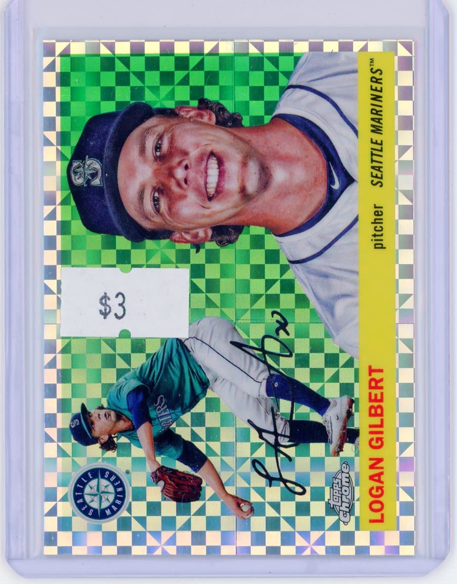 2025 Topps Chrome Platinum Logan Gilbert — front