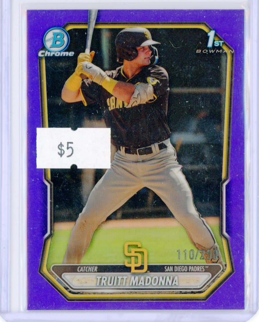 Truitt Madonna - San Diego Padres - Parallel #/250 — front