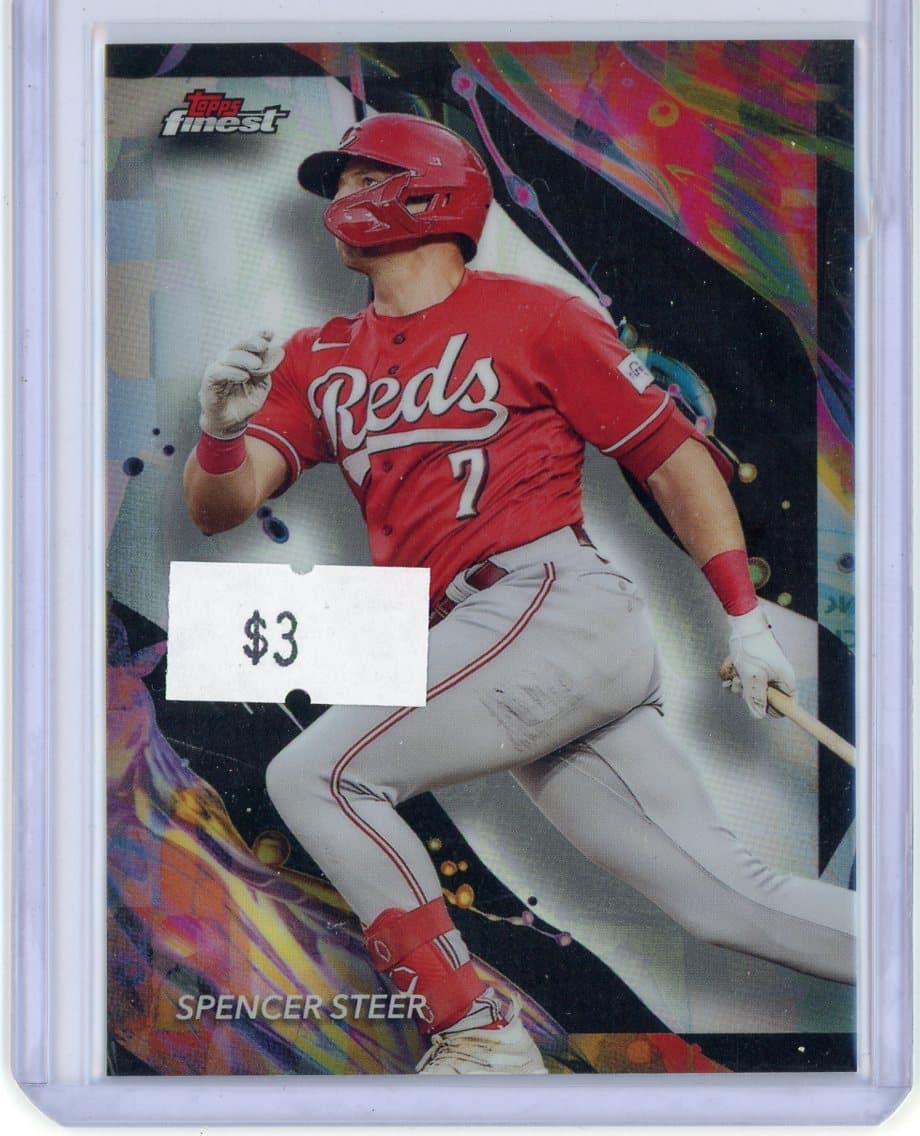 Spencer Steer - Cincinnati Reds - Parallel — front