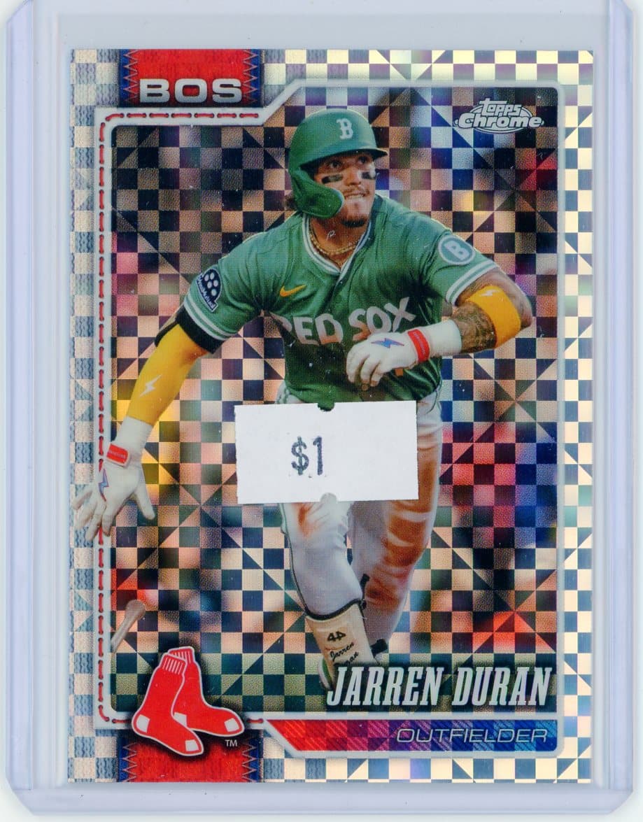 Jarren Duran - Boston Red Sox — front