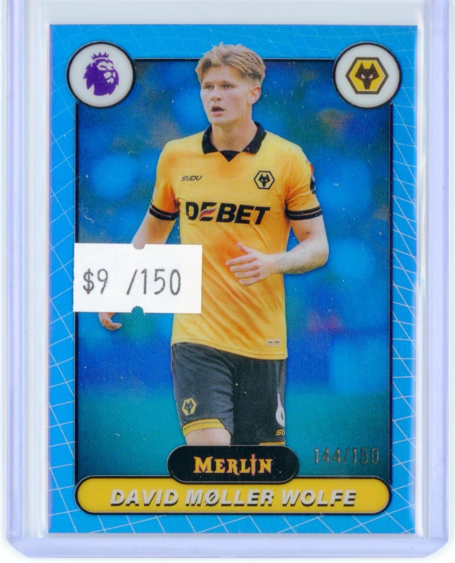 David Møller Wolfe - Wolverhampton Wanderers - Serial #/150 — front