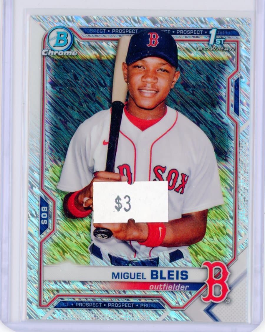Miguel Bleis - Boston Red Sox - Parallel — front