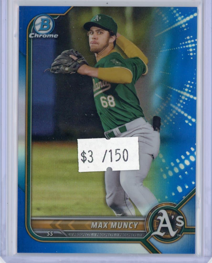 Max Muncy - Oakland Athletics - Parallel #/150 — front