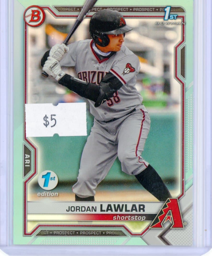 Jordan Lawlar - Arizona Diamondbacks — front