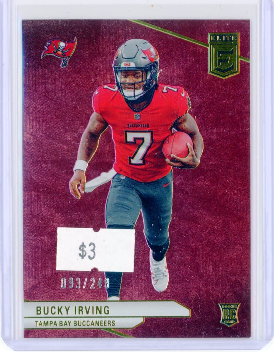Bucky Irving - Tampa Bay Buccaneers - Parallel - RC #/249 — front
