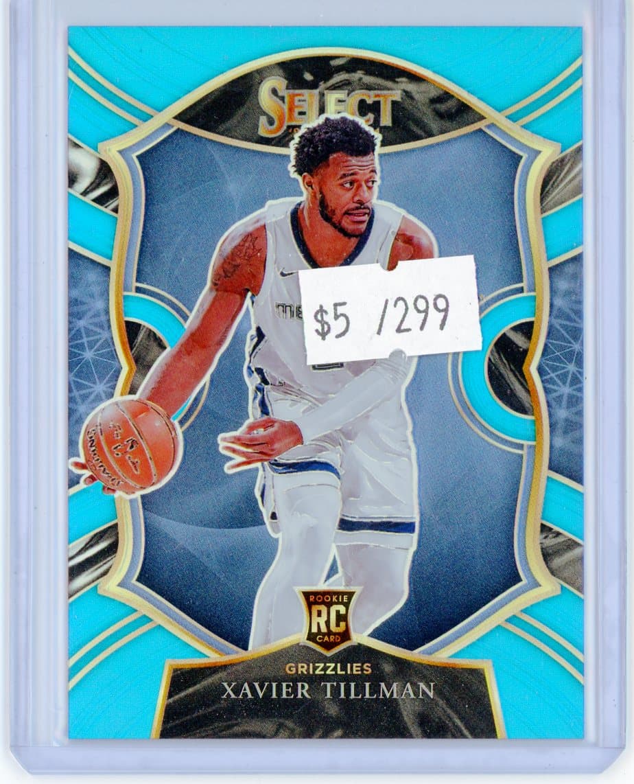 Xavier Tillman - Memphis Grizzlies - RC - Serial #/299 — front