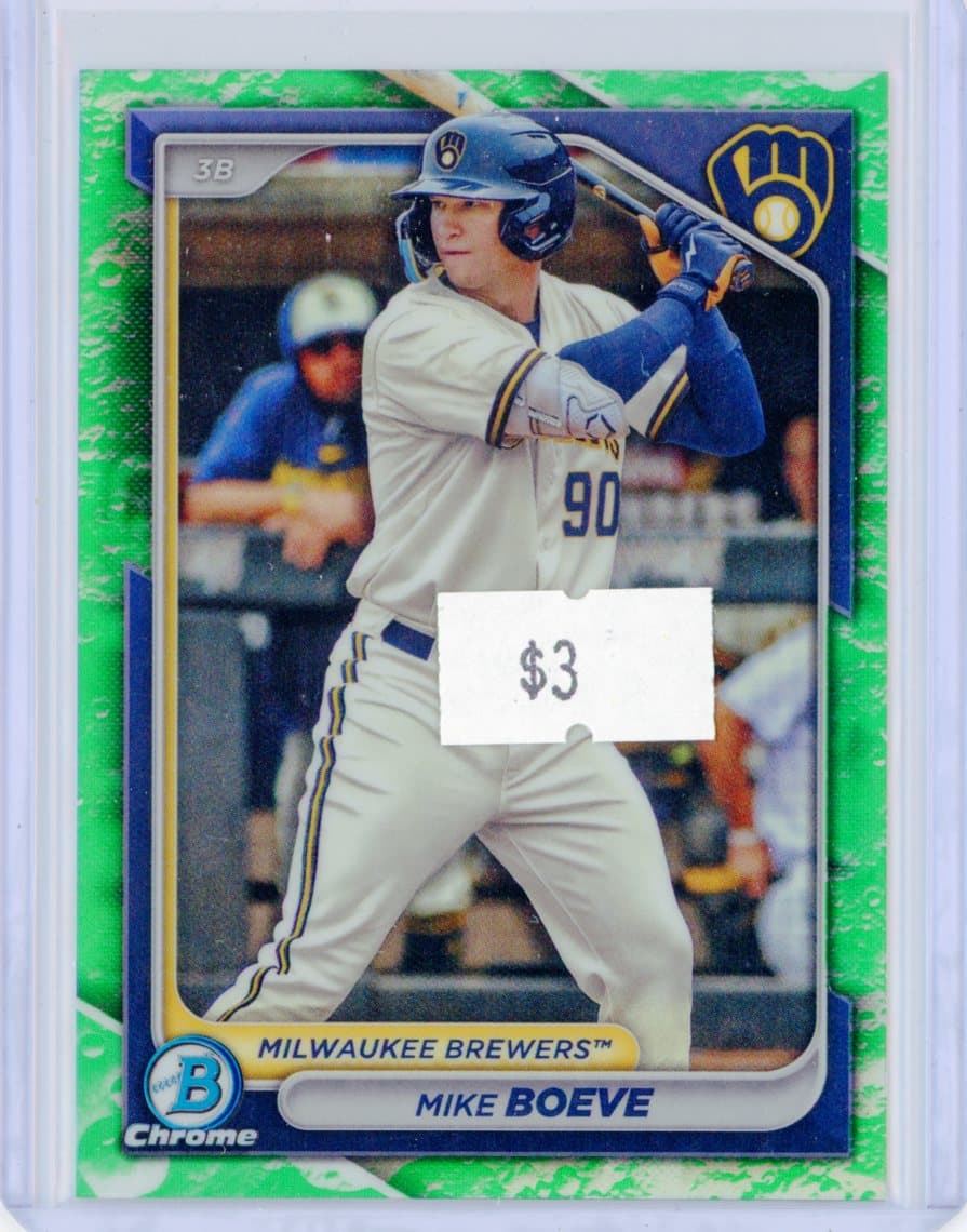 Mike Boeve - Milwaukee Brewers - Parallel — front