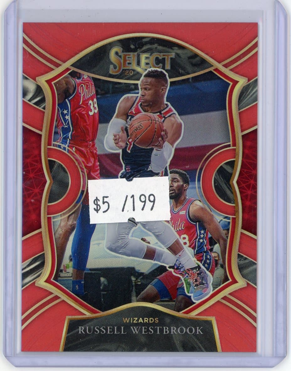Russell Westbrook - Washington Wizards - Serial #/199 — front