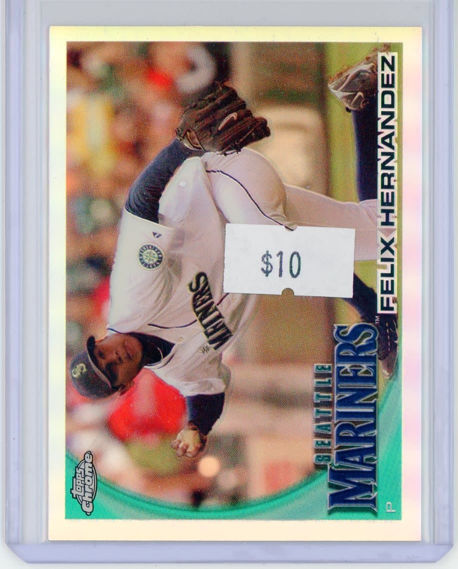2010 Topps Chrome Felix Hernandez Refractor Refractor — front