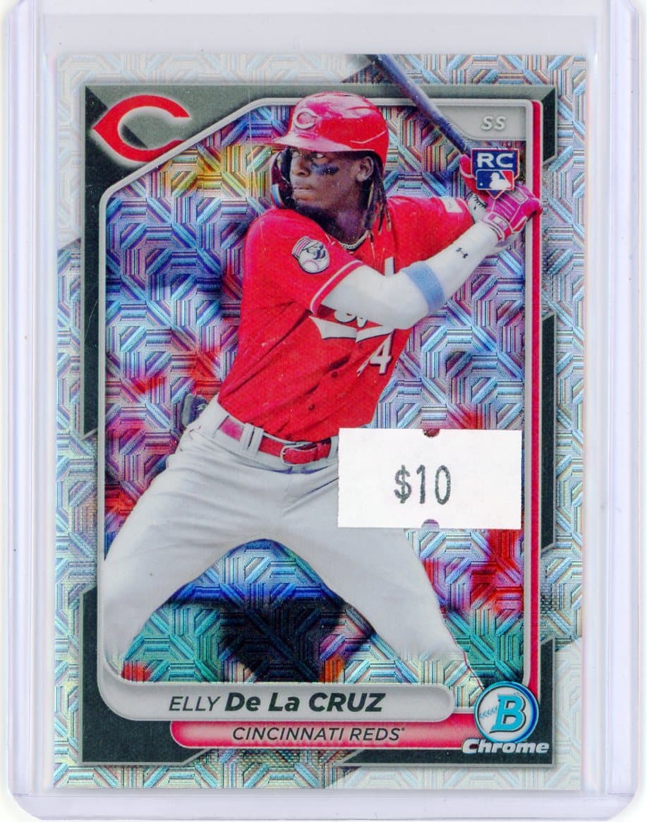 2024 Bowman Chrome Elly De La Cruz Mojo Refractor Rookie Mojo Refractor — front