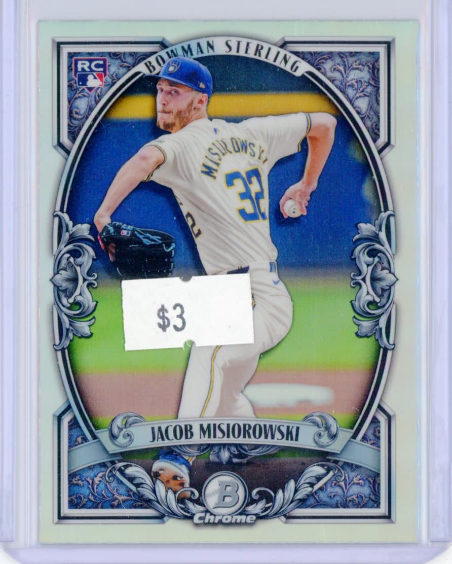 Jacob Misiorowski - Milwaukee Brewers - RC — front