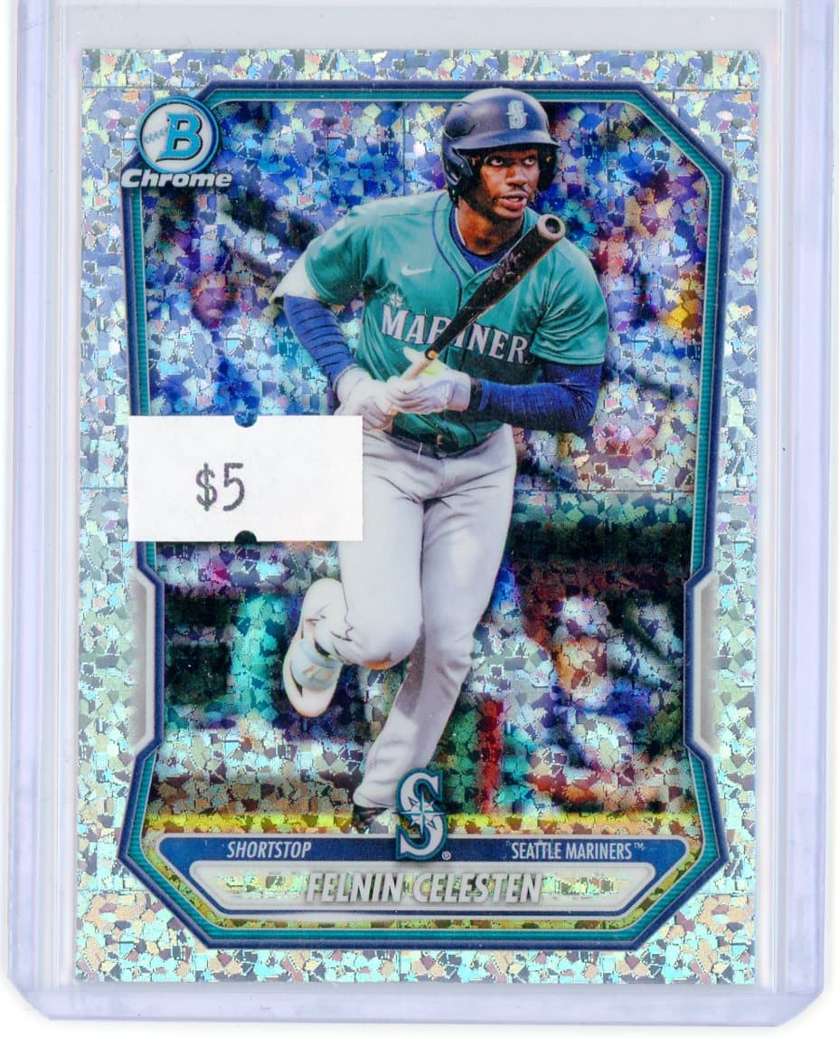 2026 Bowman Chrome Felnin Celesten Mini Diamond Refractor — front