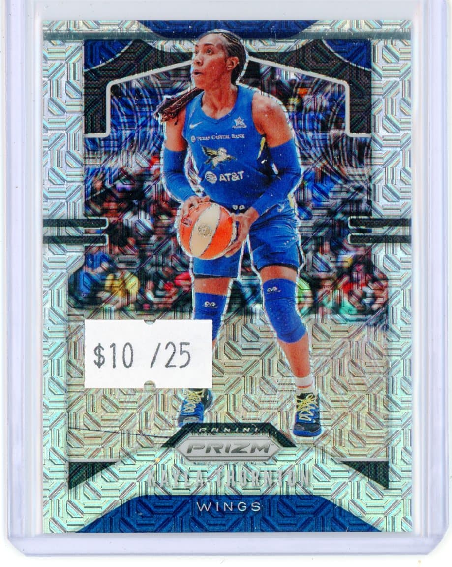 2020 Panini WNBA Prizm Kayla Thornton Silver Mojo Prizm #/25 — front