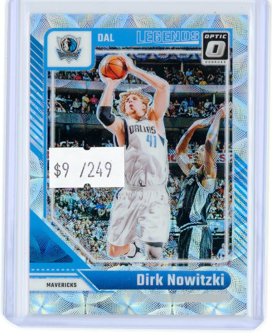 Dirk Nowitzki - Dallas Mavericks - Serial #/249 — front