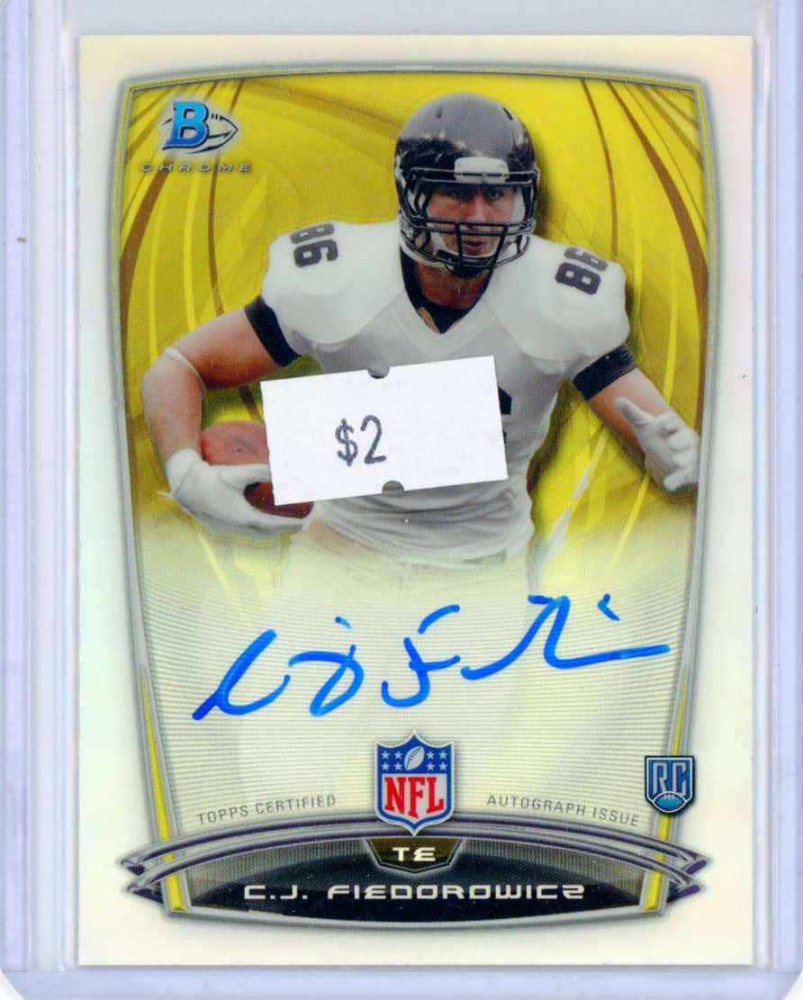 C.J. Fiedorowicz - Houston Texans - Parallel - RC - Autograph — front