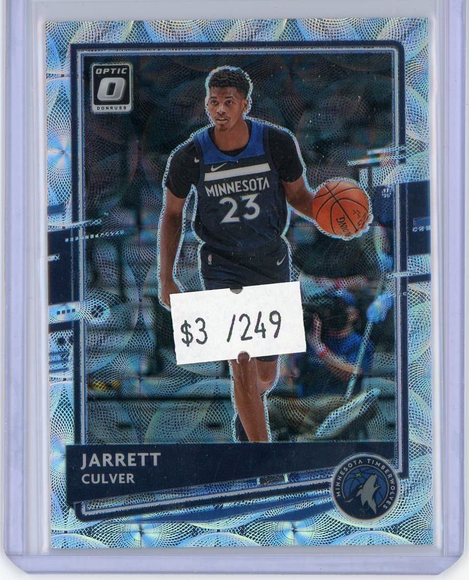 Jarrett Culver - Minnesota Timberwolves - Serial — front