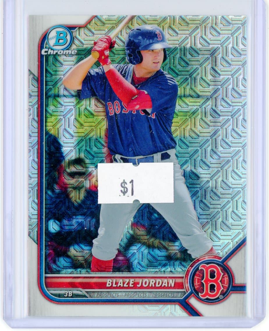 Blaze Jordan - Boston Red Sox — front