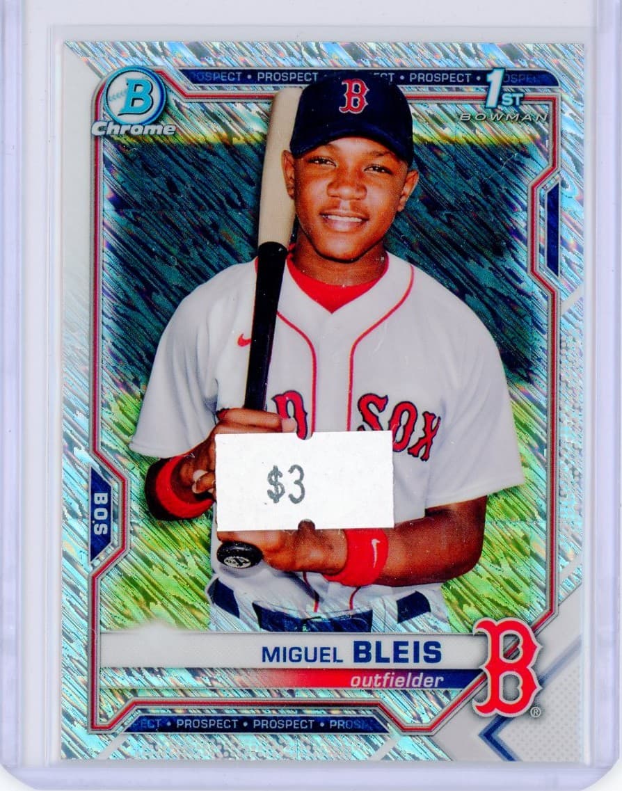 Miguel Bleis - Boston Red Sox — front