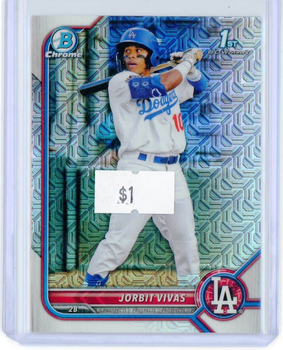 Jorbit Vivas - Los Angeles Dodgers - RC — front