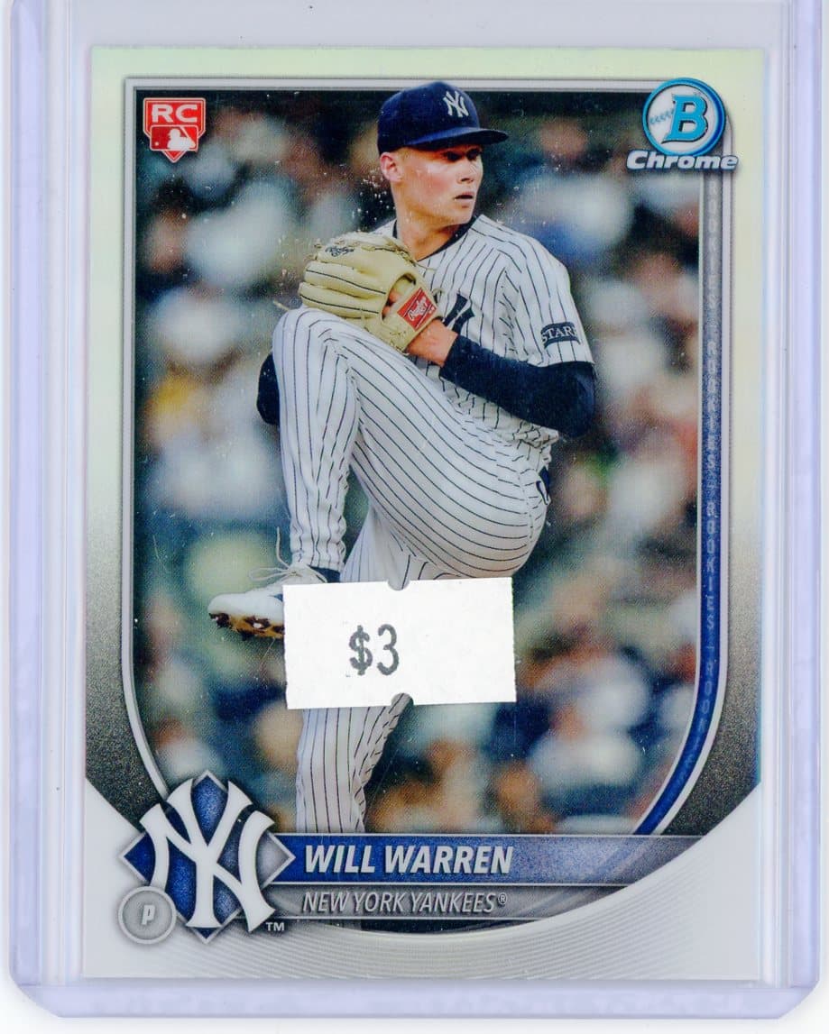 Will Warren - New York Yankees - RC — front