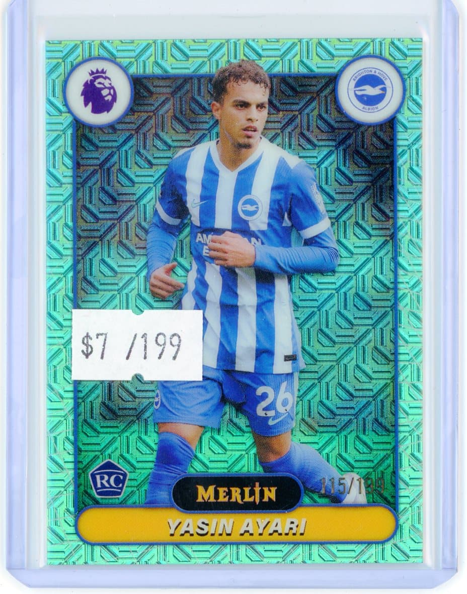 Yasin Ayari - Brighton & Hove Albion - RC - Serial #/199 — front