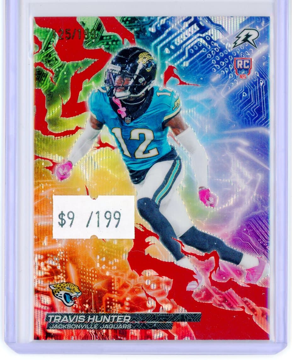 Travis Hunter - Jacksonville Jaguars - RC - Serial #/199 — front