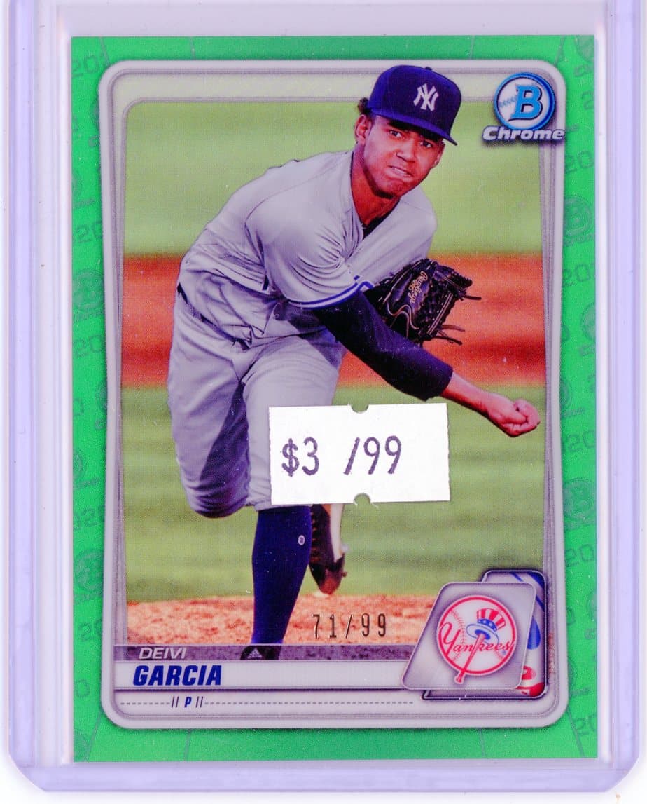 Deivi Garcia - New York Yankees - Serial #/99 — front