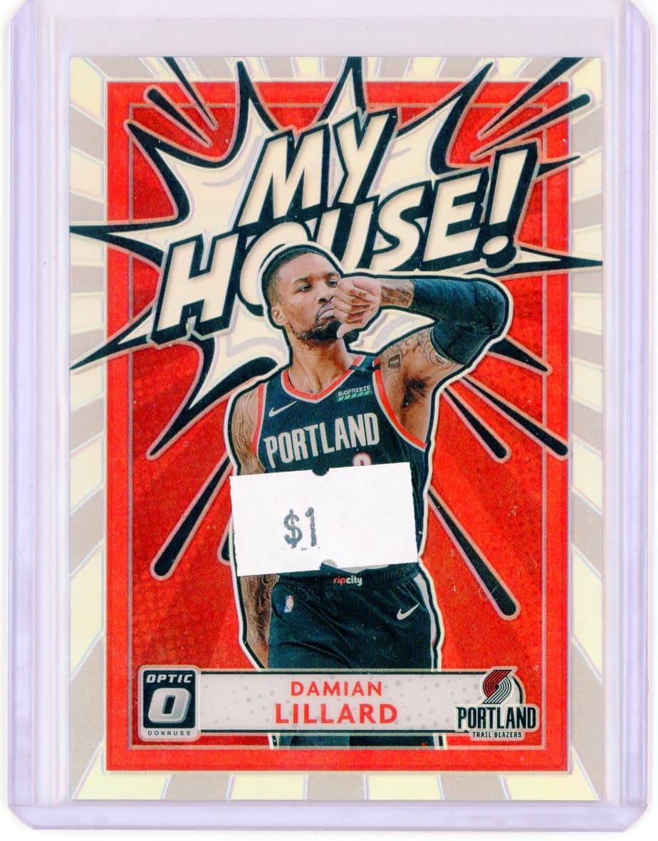 2020-21 Panini Donruss Optic Damian Lillard My House! — front