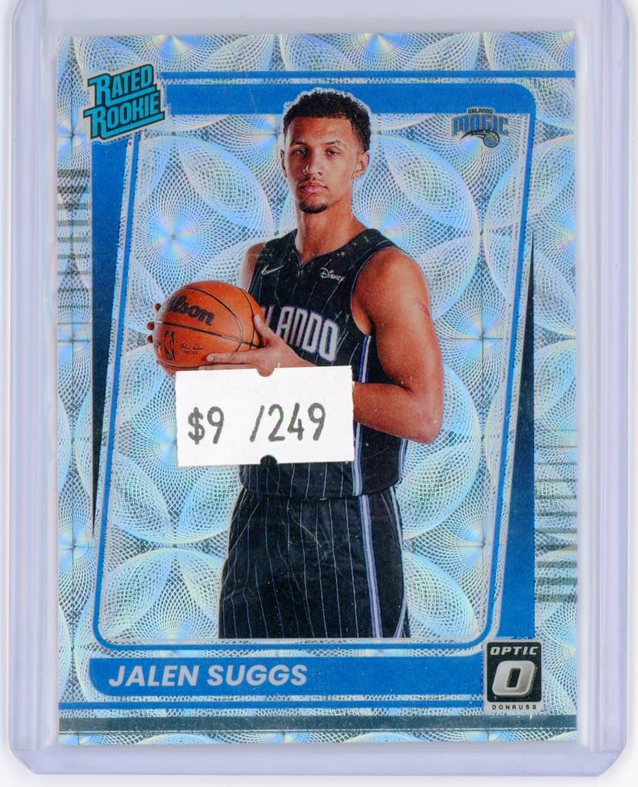 Jalen Suggs - Orlando Magic - RC - Serial #/249 — front