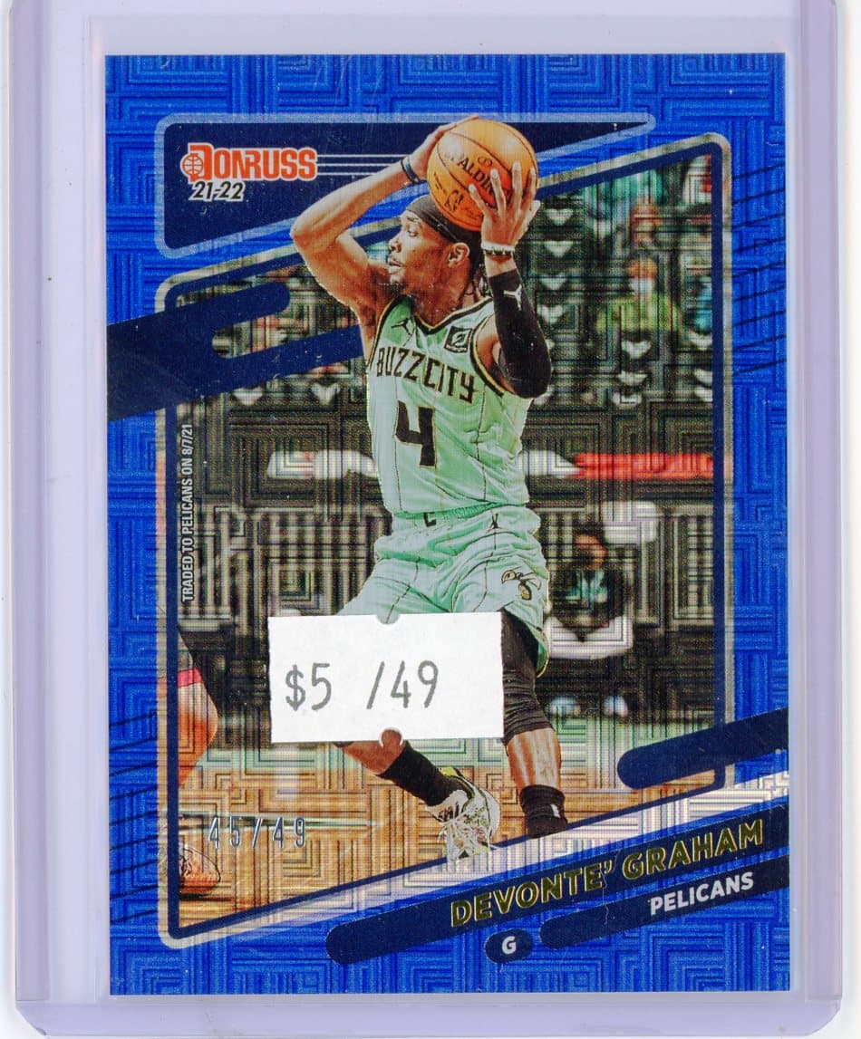 Devonte' Graham - New Orleans Pelicans - Serial #/49 — front