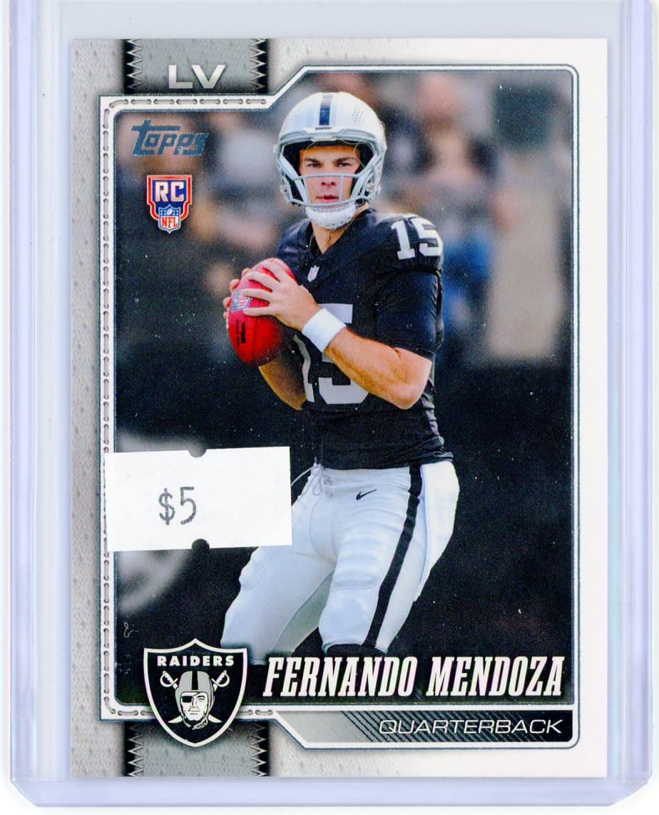 Fernando Mendoza - Las Vegas Raiders - RC — front