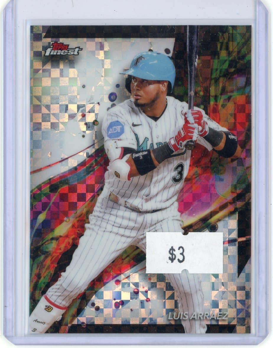 Luis Arraez - Miami Marlins - Parallel — front