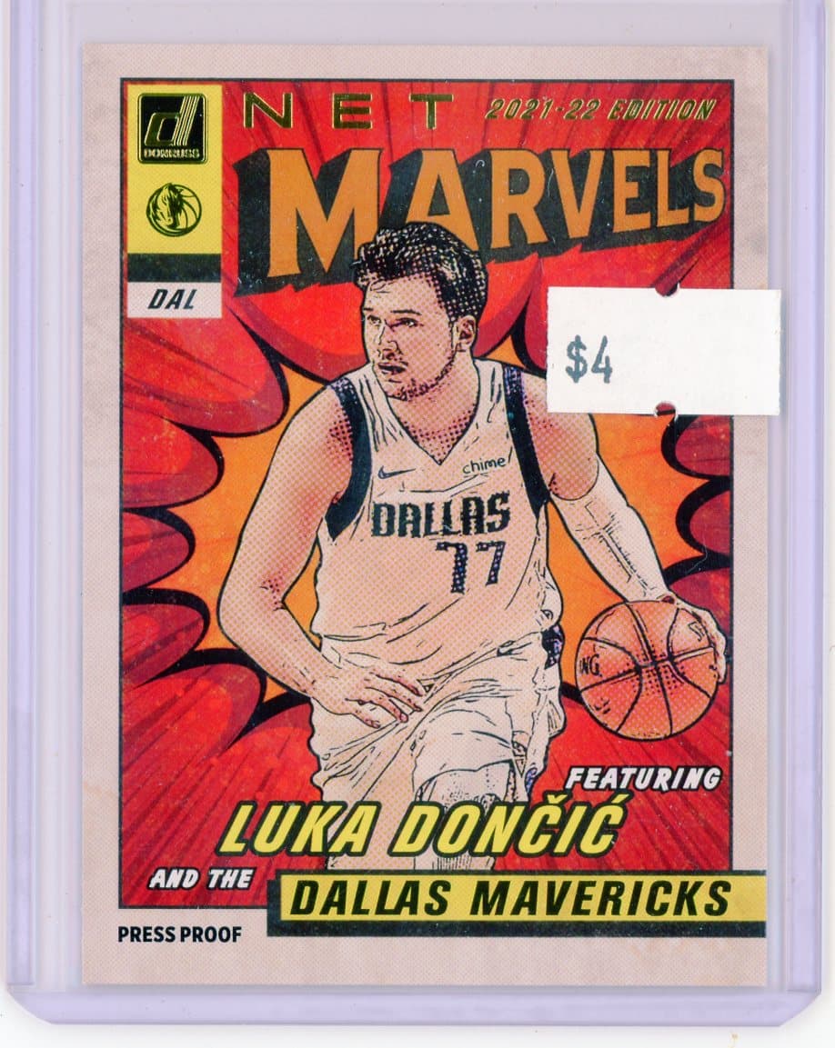 2021-22 Panini Donruss Luka Dončić Net Marvels — front