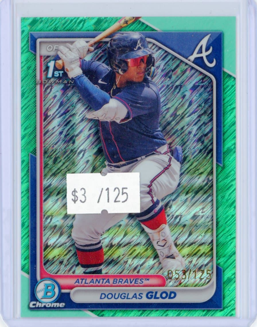 Douglas Glod - Atlanta Braves - Parallel #/125 — front