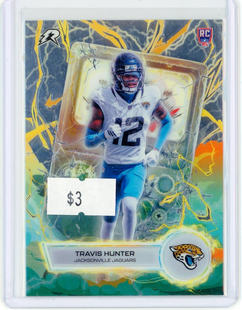2026 Topps Rookie Voltage Travis Hunter Voltage Rookie — front
