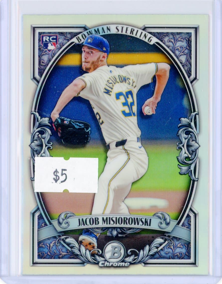 Jacob Misiorowski - Milwaukee Brewers - RC — front