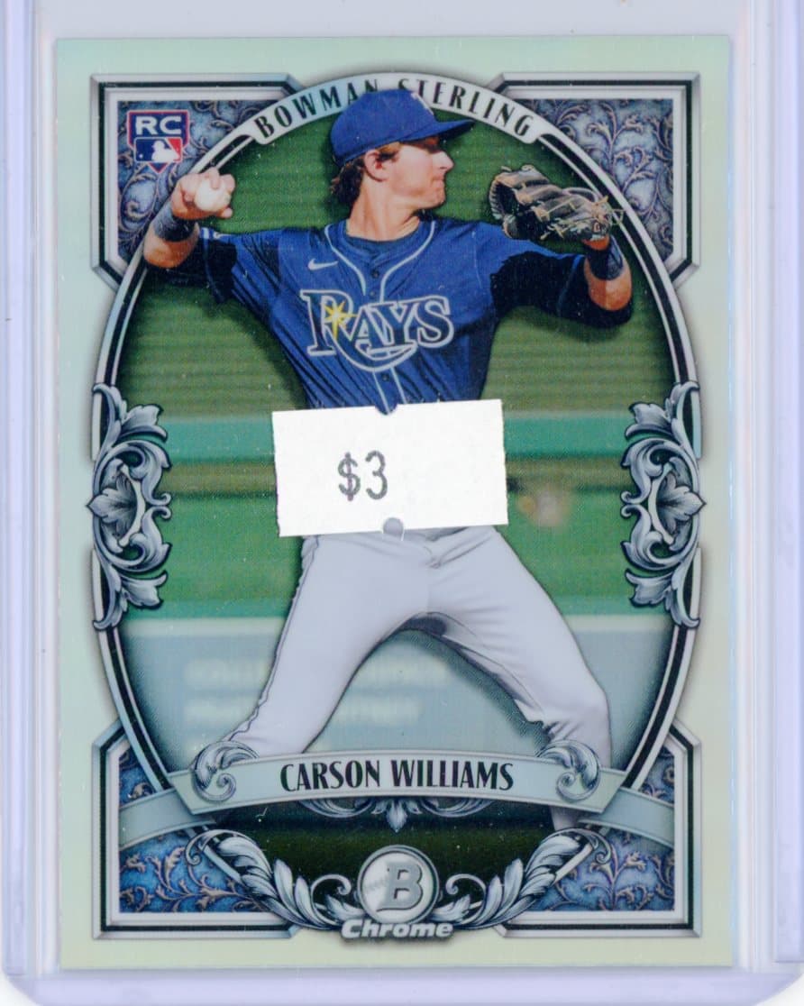 Carson Williams - Tampa Bay Rays - RC — front