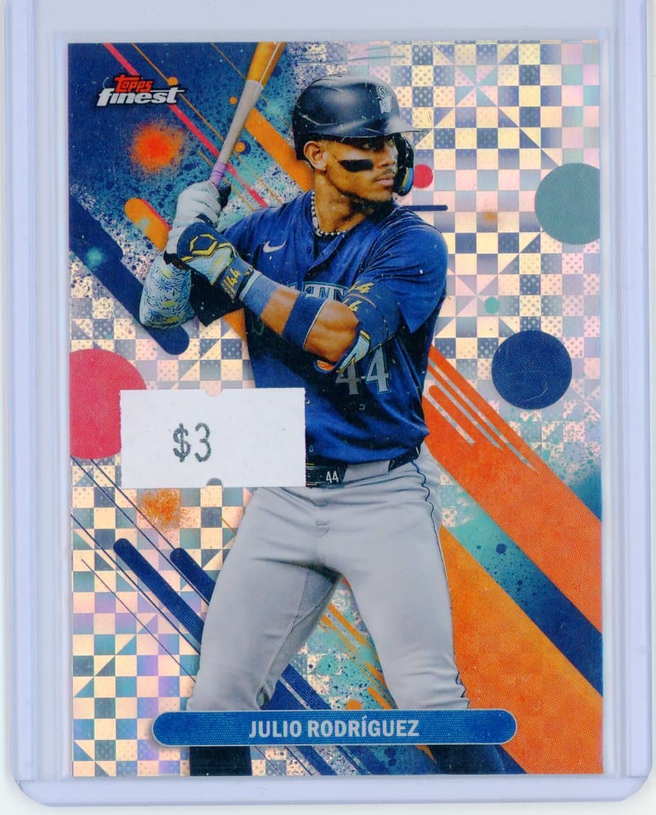 2025 Topps Finest Julio Rodríguez Prizm — front