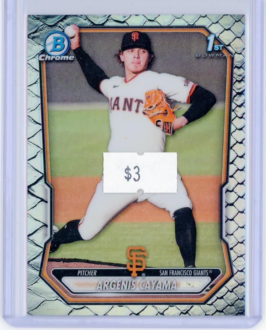 Argenis Cayama - San Francisco Giants - RC — front