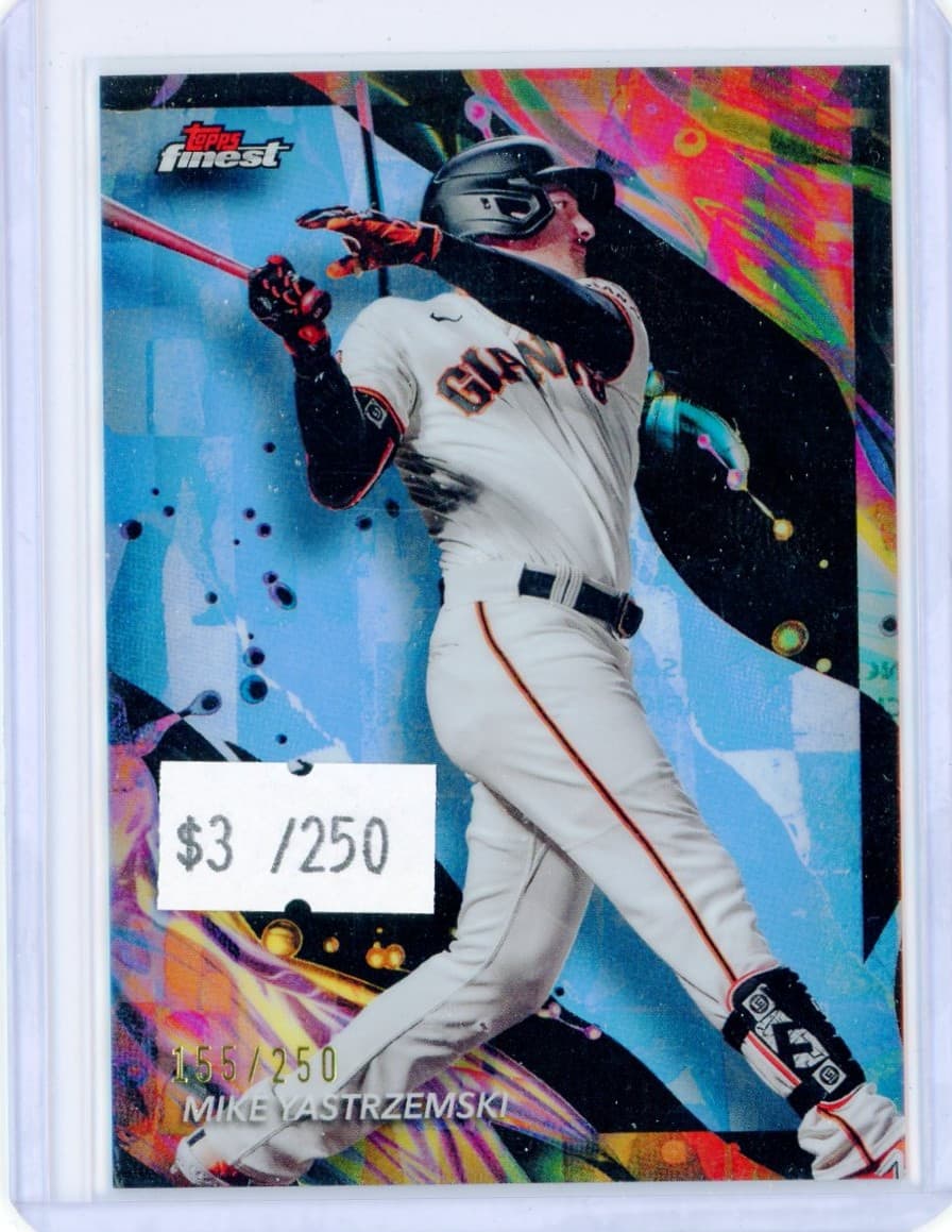 Mike Yastrzemski - San Francisco Giants - Serial #/250 — front
