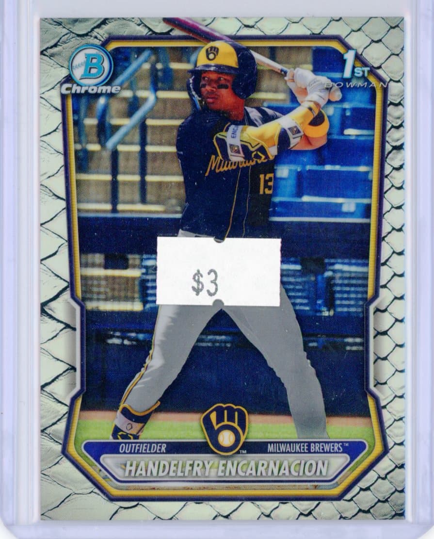 Handelfry Encarnacion - Milwaukee Brewers - Parallel — front