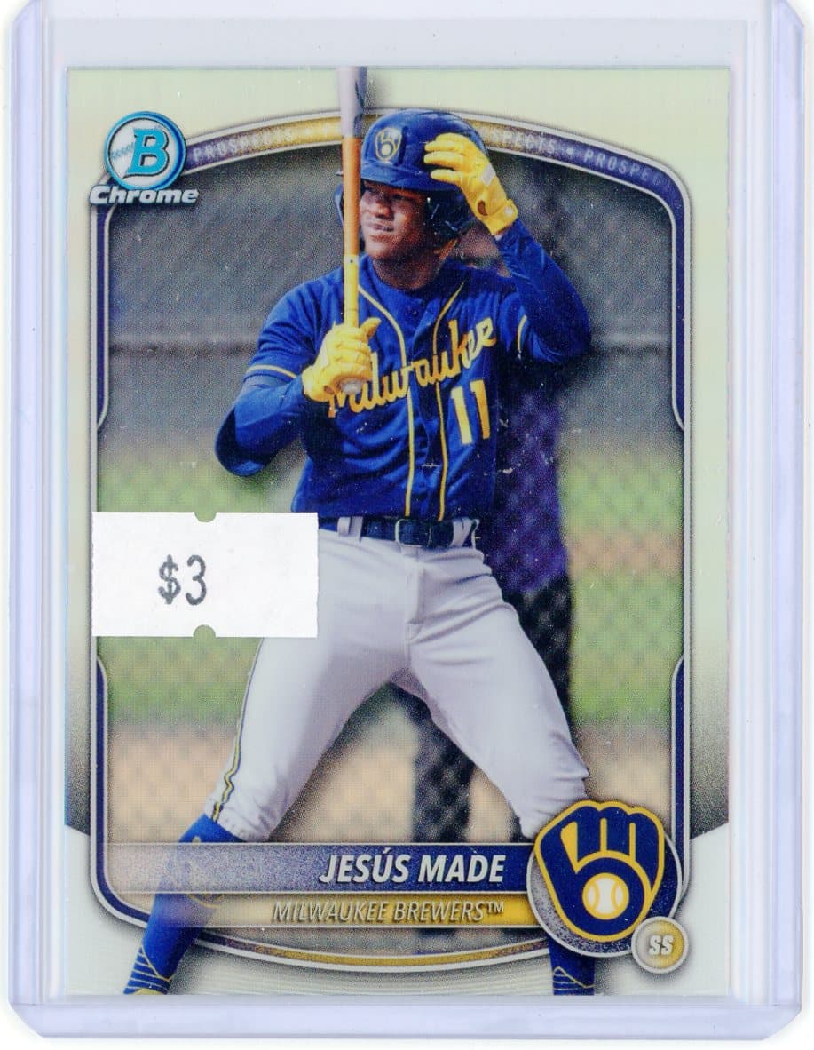 Jesús Made - Milwaukee Brewers - Refractor — front