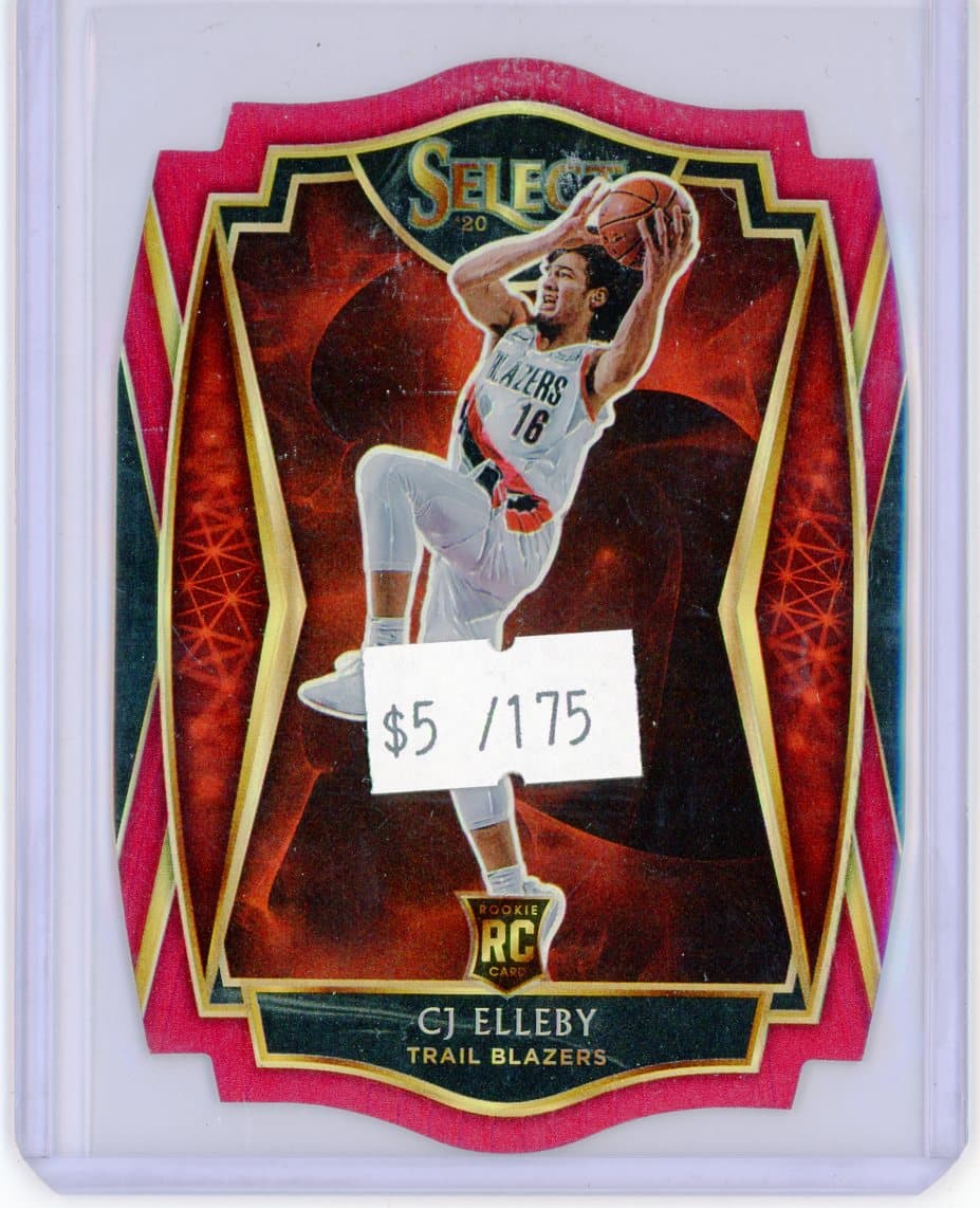 CJ Elleby - Portland Trail Blazers - RC - Serial #/175 — front