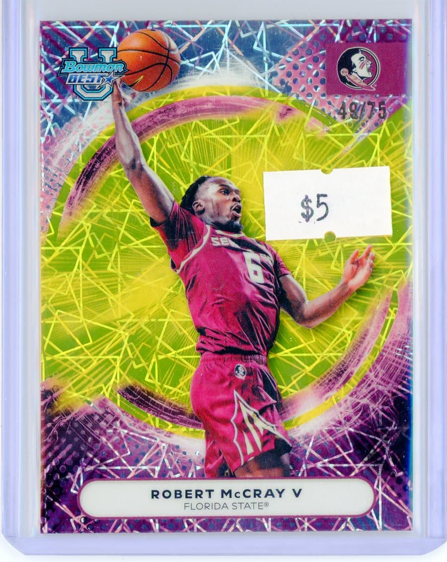 Robert McCray V - Florida State Seminoles - Parallel #/75 — front